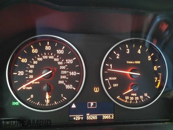 2016 BMW X1 xDrive28i with VIN WBXHT3C3XGP880243, listed as a Copart auction lot 48908425 with 56,100 mi miles and Salvage Title. Bid and sale history available at carsss.com. Image 8.