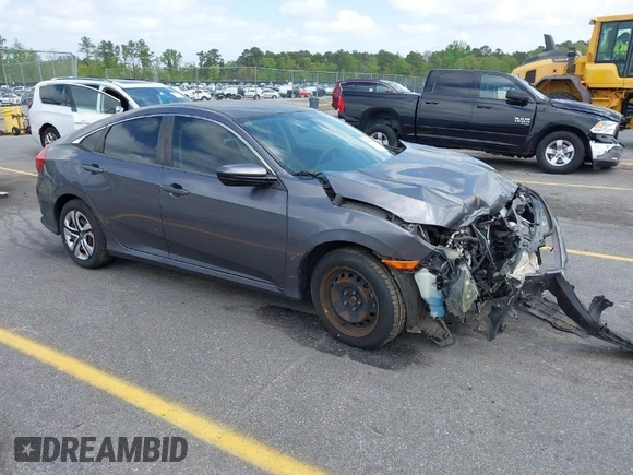 2016 Honda Civic Sedan LX with VIN 2HGFC2F52GH509952, listed as a IAAI auction lot 41966769 with 83,039 mi miles. Bid and sale history available at carsss.com. Image 1.