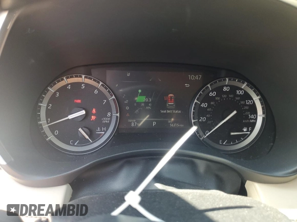 2021 Toyota Highlander XLE with VIN 5TDGZRAH4MS080595, listed as a Copart auction lot 61874615 with 56,315 mi miles and Salvage title. Bid and sale history available at DreamBid. Image 9.