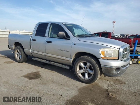 2006 Dodge 1500 SLT with VIN 1D7HA18N96S686046, listed as a Copart auction lot 49552205 with 193,050 mi miles and Salvage Title. Bid and sale history available at carsss.com. Image 4.