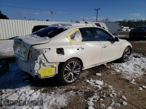 2021 Infiniti Q50 Signature Edition z VIN JN1EV7CR7MM751141, wystawiony jako Copart lot #44447575 z przebiegiem 44 359 mil mil oraz Szkoda całkowita • Salvage title. Historia ofert i sprzedaży dostępna na DreamBid. Obrazek 3.