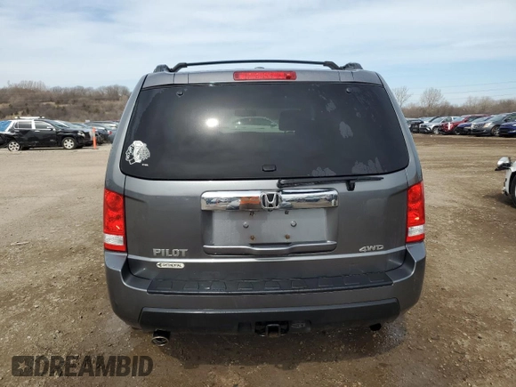 2011 Honda Pilot EX-L with VIN 5FNYF4H53BB099202, listed as a Copart auction lot 49852445 with 112,706 mi miles and Salvage Title. Bid and sale history available at DreamBid. Image 6.