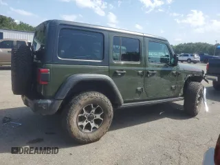 2021 Jeep Wrangler Unlimited Rubicon z VIN 1C4HJXFN8MW547855, wystawiony jako Copart lot #55619075 z przebiegiem 49 762 mil mil oraz Szkoda całkowita • Salvage title. Historia ofert i sprzedaży dostępna na DreamBid. Obrazek 3.
