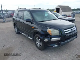2008 Honda Pilot EX-L z VIN 5FNYF18698B050313, wystawiony jako IAAI lot #42219518 z przebiegiem 214 464 mil mil oraz . Historia ofert i sprzedaży dostępna na DreamBid. Obrazek 1.