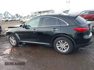 2015 Infiniti QX70 with VIN JN8CS1MW2FM480768, listed as a IAAI auction lot 41229824 with 149,146 mi miles and . Bid and sale history available at DreamBid. Image 14.