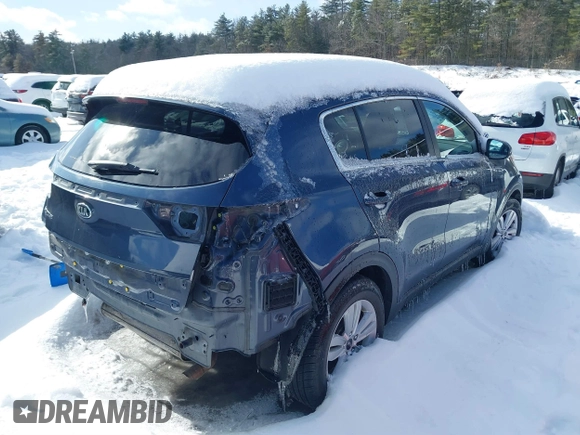2017 Kia Sportage LX with VIN KNDPMCAC5H7296441, listed as a IAAI auction lot 41585438 with 162,072 mi miles and . Bid and sale history available at carsss.com. Image 4.