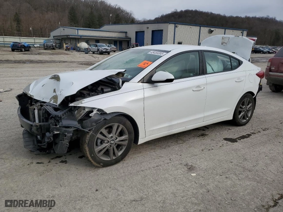 2018 Hyundai Elantra SEL with VIN 5NPD84LF9JH258068, listed as a Copart auction lot 48459385 with 61,435 mi miles and Salvage Title. Bid and sale history available at carsss.com. Image 1.