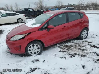 2011 Ford Fiesta SE with VIN 3FADP4EJ0BM163470, listed as a Copart auction lot 47189915 with 213,783 mi miles and Salvage Title. Bid and sale history available at carsss.com. Image 1.