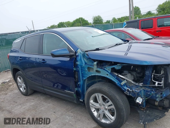 2020 GMC Terrain SLE with VIN 3GKALMEV9LL197298, listed as a IAAI auction lot 42509122 with 62,296 mi miles and . Bid and sale history available at DreamBid. Image 14.