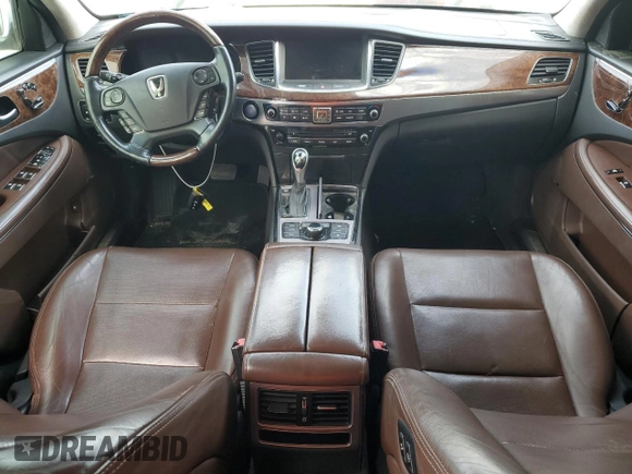 2016 Hyundai Equus Signature with VIN KMHGH4JH3GU101342, listed as a Copart auction lot 80868914 with 93,381 mi miles and Clean title. Bid and sale history available at DreamBid. Image 8.