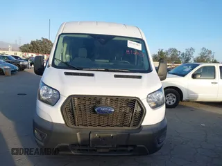 2023 Ford Transit Cargo with VIN 1FTBR1C8XPKC07287, listed as a IAAI auction lot 41247582 with 12,776 mi miles and . Bid and sale history available at DreamBid. Image 12.