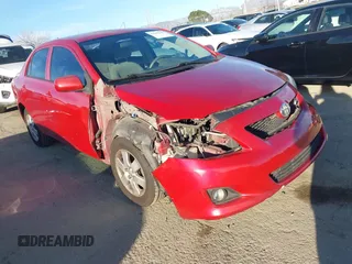 2009 Toyota Corolla with VIN 1NXBU40E19Z091295, listed as a IAAI auction lot 41645545 with 117,839 mi miles. Bid and sale history available at carsss.com. Image 1.