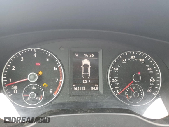 2013 Volkswagen Jetta with VIN 3VW5S7AJ5DM307972, listed as a Copart auction lot 62768225 with 164,118 mi miles and Salvage title. Bid and sale history available at DreamBid. Image 9.