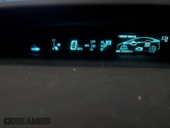 2011 Toyota Prius I with VIN JTDKN3DU9B1376251, listed as a Copart auction lot 47207745 with 254,007 mi miles and Clean Title. Bid and sale history available at carsss.com. Image 9.