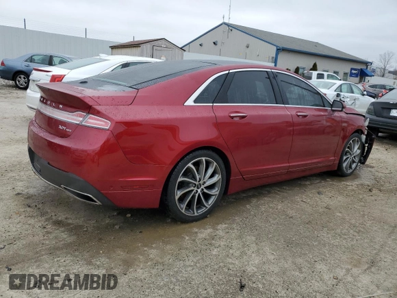 2018 Lincoln MKZ Reserve with VIN 3LN6L5FC9JR619399, listed as a Copart auction lot 43175325 with 48,617 mi miles and Salvage Title. Bid and sale history available at DreamBid. Image 3.