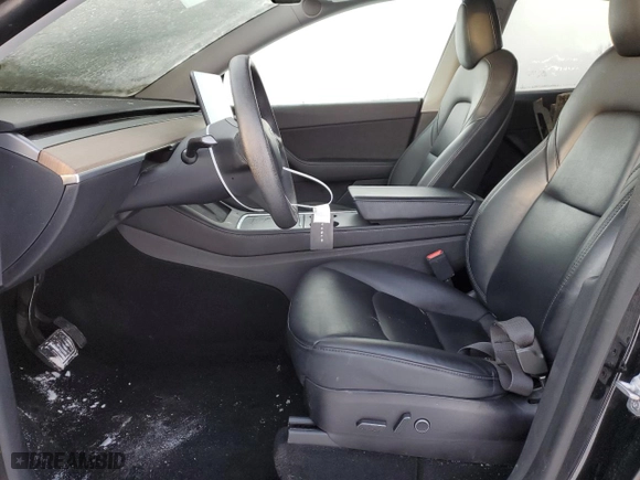 2021 Tesla Model Y Long Range with VIN 5YJYGAEE8MF240669, listed as a Copart auction lot 88595565 with 114,172 mi miles and Salvage Title. Bid and sale history available at carsss.com. Image 7.