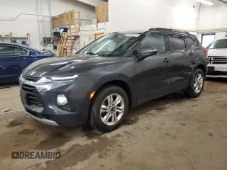2020 Chevrolet Blazer LT with VIN 3GNKBHRS7LS550368, listed as a Copart auction lot 59186315 with 74,539 mi miles and Salvage title. Bid and sale history available at DreamBid. Image 1.