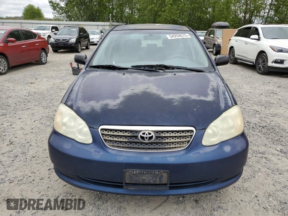 2007 Toyota Corolla CE with VIN 1NXBR32E37Z869621, listed as a Copart auction lot 54959675 with 242,243 mi miles and Clean Title. Bid and sale history available at carsss.com. Image 5.