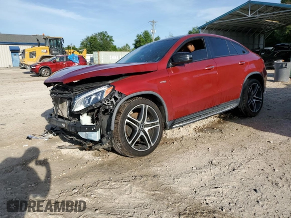 2017 Mercedes-Benz GLE 43 AMG with VIN 4JGED6EB4HA056788, listed as a Copart auction lot 56858045 with Not provided miles and Salvage title. Bid and sale history available at DreamBid. Image 1.