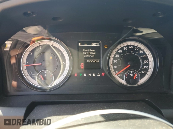 2021 Ram 1500 SLT with VIN 1C6RR7LG7MS532135, listed as a Copart auction lot 56285155 with 105,848 mi miles and Salvage title. Bid and sale history available at DreamBid. Image 9.