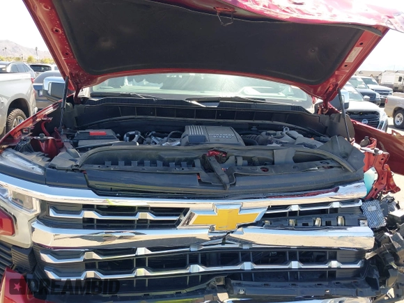 2023 Chevrolet Silverado 1500 LTZ with VIN 1GCUDGE85PZ190638, listed as a IAAI auction lot 41829532 with 15,418 mi miles and . Bid and sale history available at DreamBid. Image 10.