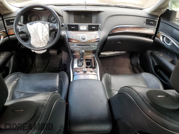 2012 Infiniti M with VIN JN1BY1ARXCM395969, listed as a Copart auction lot 52706675 with Not provided miles and Salvage title. Bid and sale history available at DreamBid. Image 8.