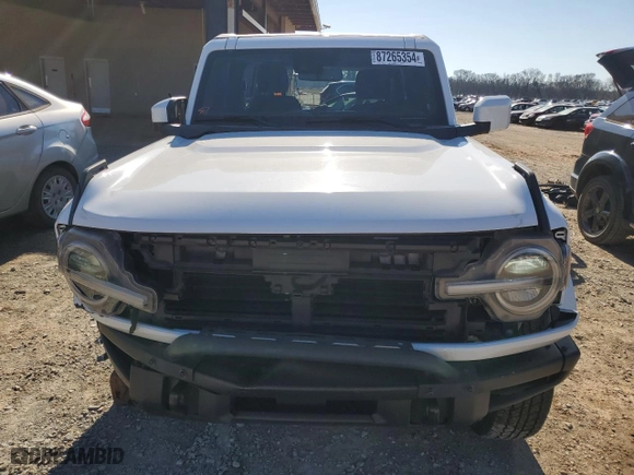 2022 Ford Bronco with VIN 1FMDE5AHXNLB15534, listed as a Copart auction lot 87265354 with 45,726 mi miles and Salvage Title. Bid and sale history available at carsss.com. Image 5.
