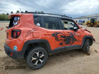 2021 Jeep Renegade Trailhawk with VIN ZACNJDC16MPN28380, listed as a Copart auction lot 55670925 with 55,469 mi miles and Salvage title. Bid and sale history available at DreamBid. Image 3.
