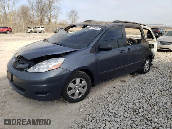 2006 Toyota Sienna CE with VIN 5TDZA23C86S534987, listed as a Copart auction lot 49209865 with 0 mi miles and Salvage Title. Bid and sale history available at carsss.com. Image 1.
