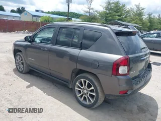 2017 Jeep Compass Latitude with VIN 1C4NJDEB0HD188771, listed as a IAAI auction lot 42377126 with 89,056 mi miles and . Bid and sale history available at DreamBid. Image 3.
