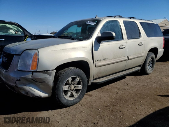 2007 GMC Yukon XL SLT with VIN 1GKFK16387R381473, listed as a Copart auction lot 47806175 with 123,372 mi miles and Salvage Title. Bid and sale history available at DreamBid. Image 1.