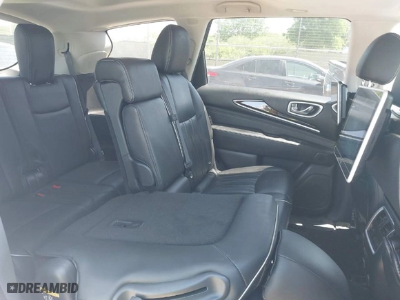 2019 Infiniti QX60 LUXE with VIN 5N1DL0MN7KC565888, listed as a IAAI auction lot 41983761 with 116,335 mi miles. Bid and sale history available at carsss.com. Image 8.