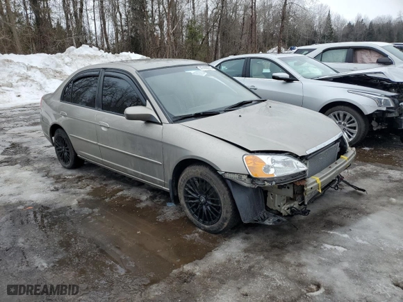 2003 Honda Civic LX with VIN 2HGES16683H923295, listed as a Copart auction lot 47406275 with 154,327 mi miles and Clean Title. Bid and sale history available at carsss.com. Image 4.