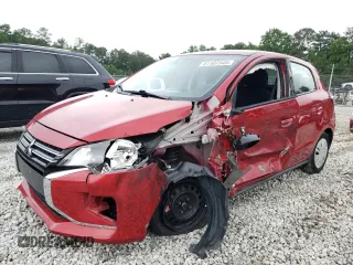 2021 Mitsubishi Mirage ES z VIN ML32AUHJ6MH009001, wystawiony jako Copart lot #61107345 z przebiegiem 62 805 mil mil oraz Czysty tytuł • Clean title. Historia ofert i sprzedaży dostępna na DreamBid. Obrazek 1.
