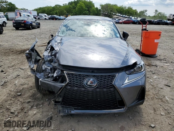 2020 Lexus IS 300 F Sport with VIN JTHG81F25L5043020, listed as a Copart auction lot 56381725 with 22,184 mi miles and Salvage title. Bid and sale history available at DreamBid. Image 5.