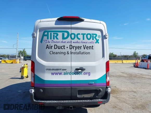 2023 Ford Transit Cargo with VIN 1FTBR1C89PKC07197, listed as a IAAI auction lot 42228682 with 39,306 mi miles and . Bid and sale history available at DreamBid. Image 16.
