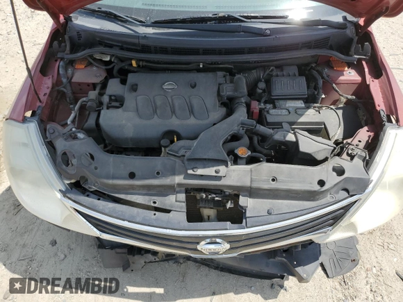 2010 Nissan Versa S with VIN 3N1BC1AP8AL451511, listed as a Copart auction lot 53844865 with 186,503 mi miles and Salvage Title. Bid and sale history available at DreamBid. Image 11.