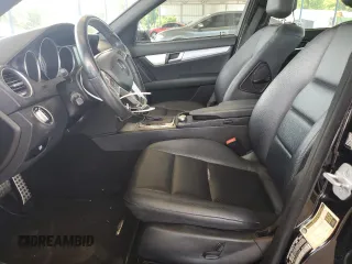 2012 Mercedes-Benz C 250 Sport with VIN WDDGF4HB8CA597638, listed as a Copart auction lot 62937105 with 101,099 mi miles and Salvage title. Bid and sale history available at DreamBid. Image 7.