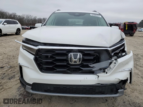 2025 Honda Pilot Elite with VIN 5FNYG1H82SB058680, listed as a Copart auction lot 42996425 with 9,890 mi miles and Salvage Title. Bid and sale history available at DreamBid. Image 5.