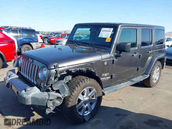 2018 Jeep Wrangler JK Unlimited Altitude with VIN 1C4BJWEG9JL802853, listed as a IAAI auction lot 41993420 with 51,742 mi miles. Bid and sale history available at carsss.com. Image 2.