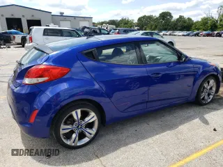 2012 Hyundai Veloster w/Red Int with VIN KMHTC6AD2CU048049, listed as a Copart auction lot 63796274 with 122,914 mi miles and Salvage title. Bid and sale history available at DreamBid. Image 3.