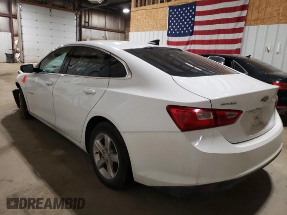 2022 Chevrolet Malibu LS with VIN 1G1ZB5ST0NF170846, listed as a Copart auction lot 54180475 with 92,787 mi miles and Clean Title. Bid and sale history available at DreamBid. Image 2.