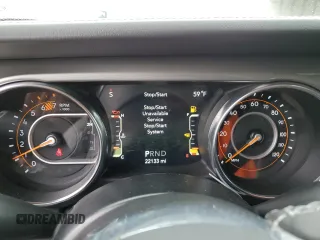 2022 Jeep Wrangler Unlimited Sahara с VIN 1C4HJXEN5NW250948, выставлен на аукционе Copart как лот 50449194 с пробегом 22 133 миль миль и Чистый • Clean title. История ставок и продаж доступна на DreamBid. Изображение 9.