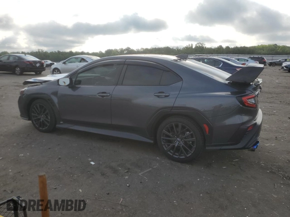 2023 Subaru WRX Premium z VIN JF1VBAF63P9807335, wystawiony jako Copart lot #64719245 z przebiegiem 8 663 mil mil oraz Szkoda całkowita • Salvage title. Historia ofert i sprzedaży dostępna na DreamBid. Obrazek 2.