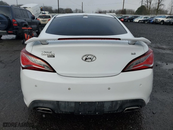 2015 Hyundai Genesis Coupe 3.8L Ultimate with VIN KMHHU6KJ0FU125464, listed as a Copart auction lot 43874745 with 0 mi miles and Clean Title. Bid and sale history available at carsss.com. Image 6.