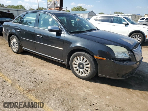 2009 Mercury Sable with VIN 1MEHM40W89G614672, listed as a Copart auction lot 72284684 with 166,607 mi miles and Salvage title. Bid and sale history available at DreamBid. Image 4.