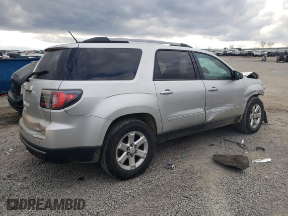 2016 GMC Acadia SLE with VIN 1GKKVNED3GJ137400, listed as a Copart auction lot 88494995 with 192,592 mi miles and Salvage title. Bid and sale history available at DreamBid. Image 3.