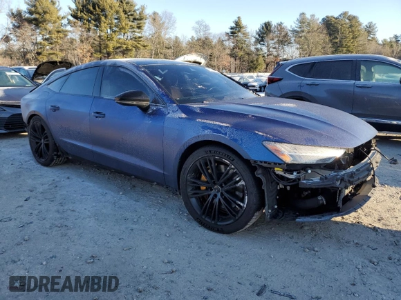 2019 Audi A7 Premium Plus with VIN WAUR2AF24KN029018, listed as a Copart auction lot 88984995 with 74,708 mi miles and Salvage Title. Bid and sale history available at carsss.com. Image 4.