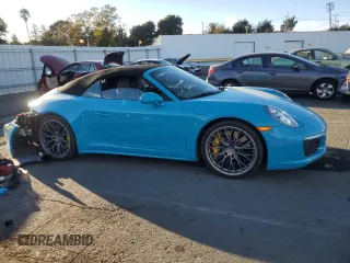 2017 Porsche 911 Carrera S with VIN WP0CB2A92HS156122, listed as a Copart auction lot 75320934 with 22,816 mi miles and Non repairable. Bid and sale history available at DreamBid. Image 4.