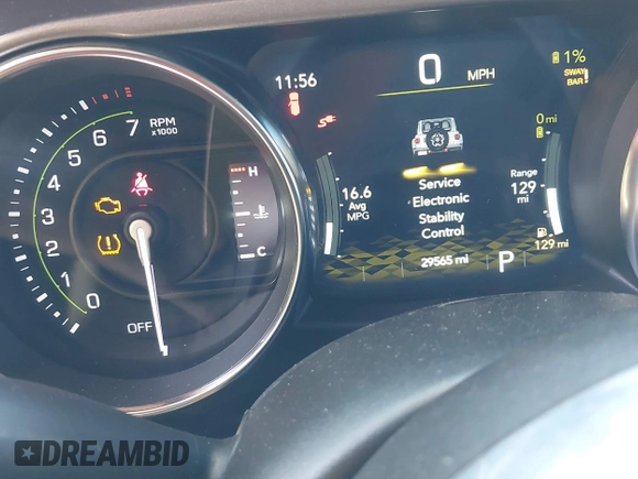 2023 Jeep Wrangler Rubicon with VIN 1C4JJXR68PW584303, listed as a IAAI auction lot 42049098 with 29,565 mi miles and . Bid and sale history available at DreamBid. Image 7.